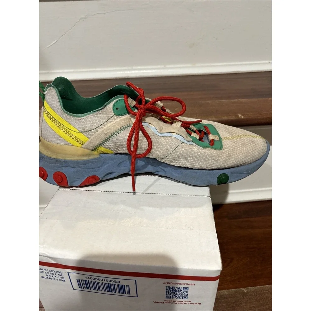 Nike React Element 55 SE Super Nintendo Size 9 CT1142-800 No Box